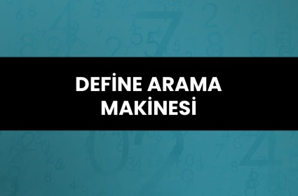 Define Arama Makinesi