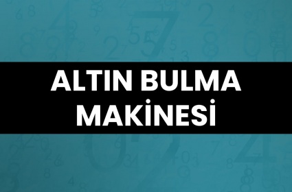 Altın Bulma Makinesi