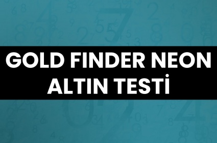 Altın Ayrımlı Dedektör Gold Finder Neon