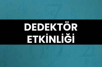 Dedektör Etkinliği ve Buluşması