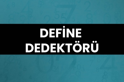 Define Dedektörü