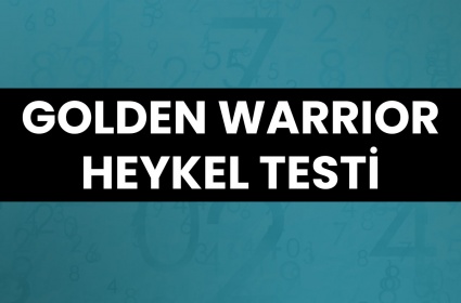 Golden Warrior Dedektör Heykel Testi