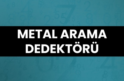 Metal Arama Dedektörü