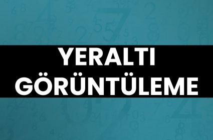 Yeraltı Görüntüleme Sistemleri ve Görüntülü Dedektör